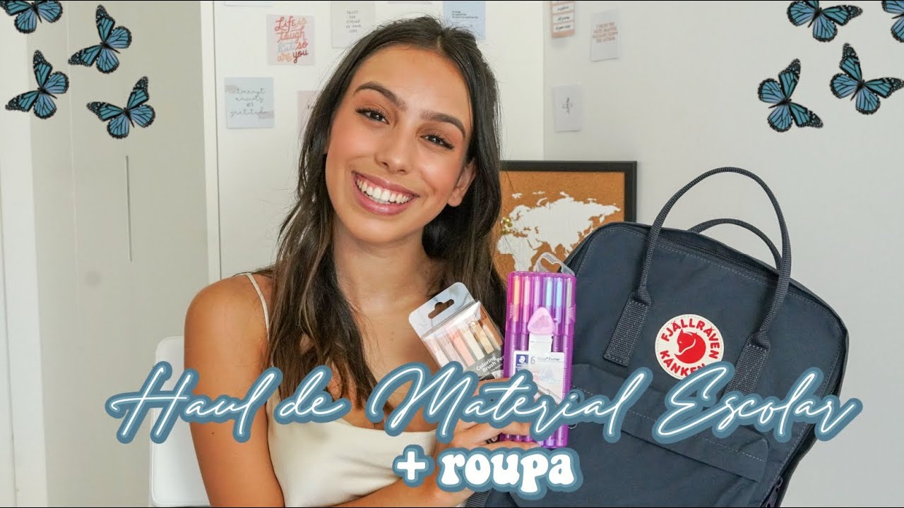 HAUL REGRESSO ÀS AULAS: material escolar + roupa