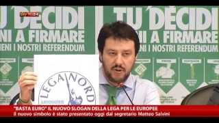 Lega Nord - Basta Euro: ecco il nuovo simbolo per le europee 2014