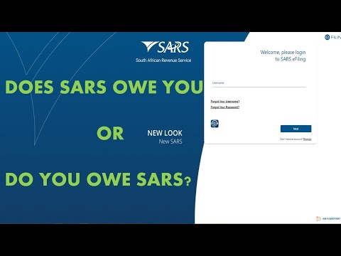 How to see if you have a SARS refund or whether you owe SARS (with SARS Efiling - South Africa)