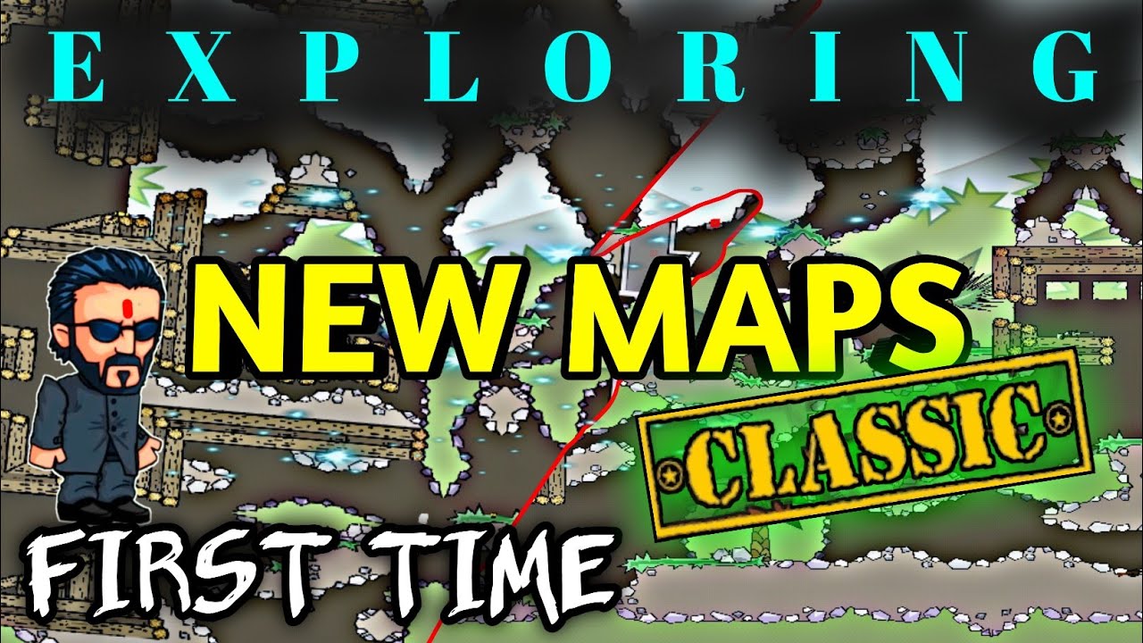 MINI MILITIA CLASSIC NEW MAPS 🔥 | EXPLORING FIRST TIME