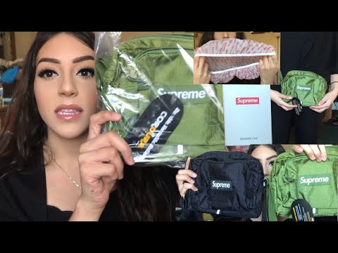 supreme waist bag olive