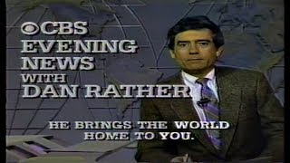 Dan Rather CBS News 1985 Information