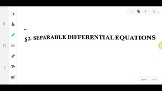 separable differential equations and problems