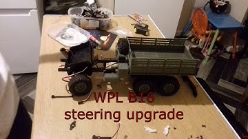 WPL B16 steering upgrade