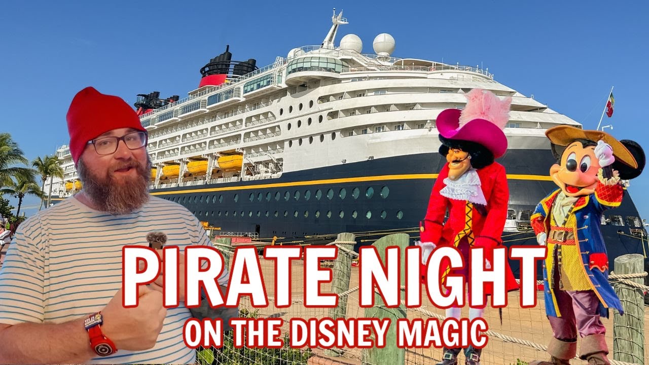 Pirate Night on the Disney Magic 🏴‍☠️ Fireworks at Sea, Pirate Party & Disney Cruise Tips