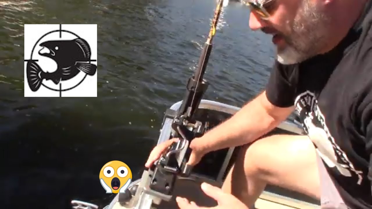 fishing rod holder.pontoon boat (railing) 