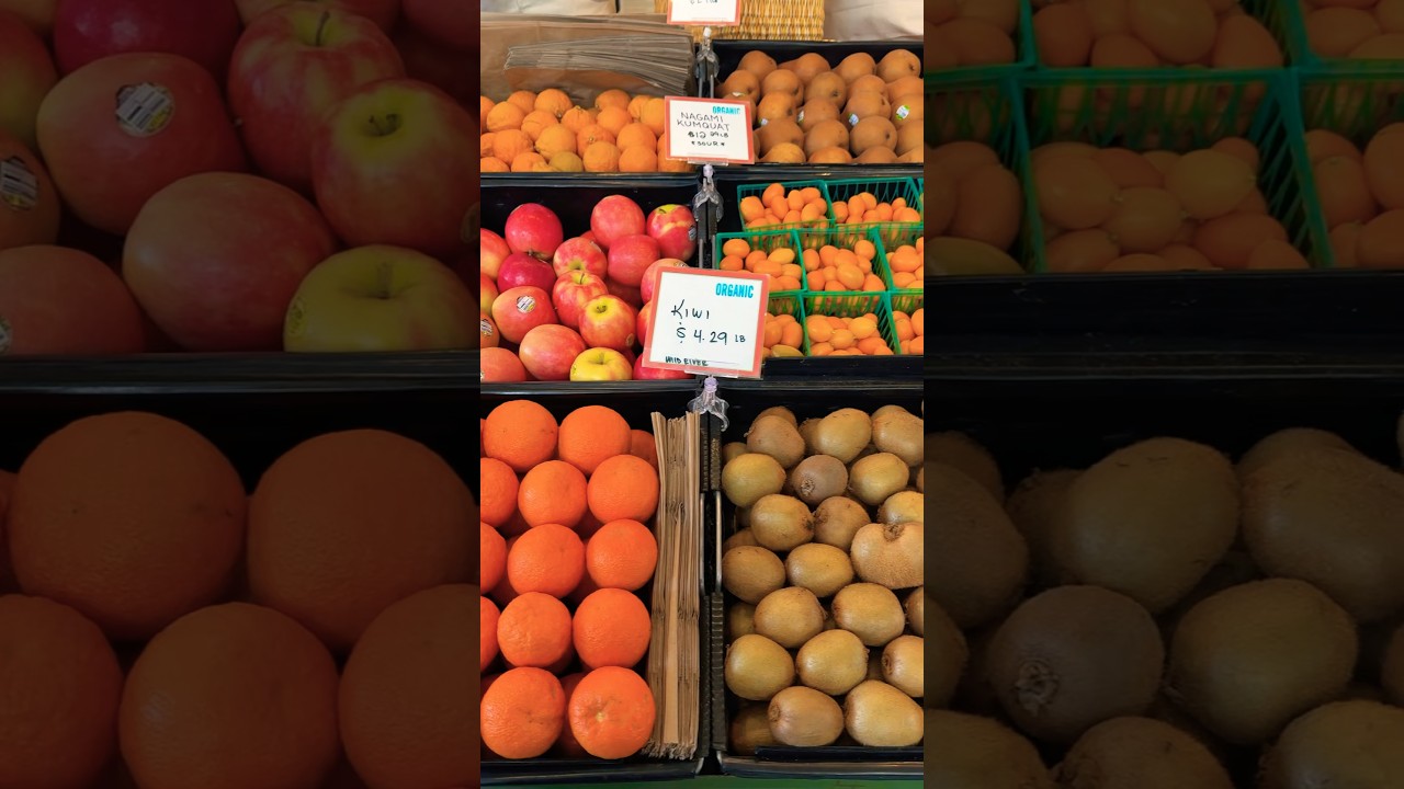 Produce at Hudson Greens & Goods at Oxbow Public Market in 