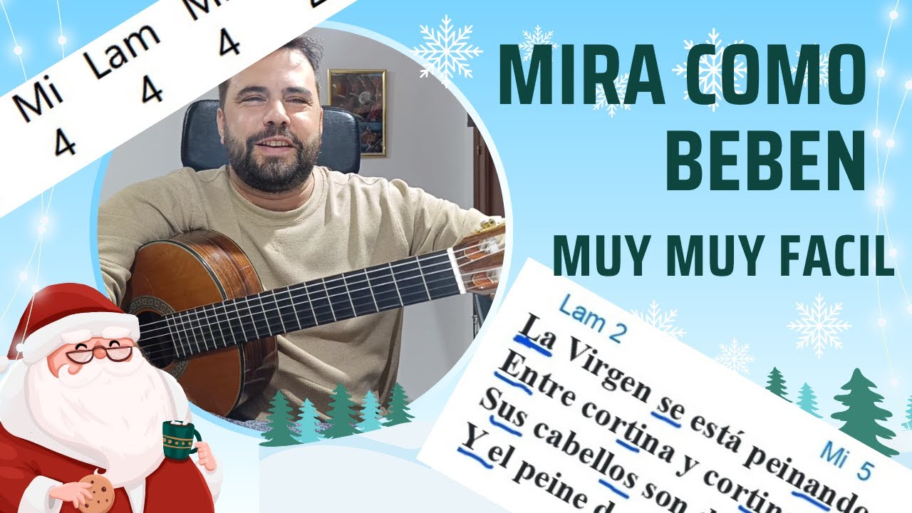 ✅ COMO TOCAR VILLANCICOS EN GUITARRA. MUY FACIL!!!