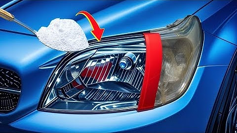 🔦 Restore Old Headlights to BRAND NEW in 1 Minute Just Use BAKING SODA! Genius Trick😱