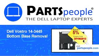 Dell Vostro 14-3445 P53G002 Bottom Base How-To Video Tutorial