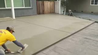 Veterans concrete,...stamping progress