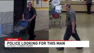 Man took child from mother's shopping cart, put in his own cart, police say
