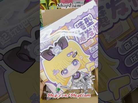 🎨📒🎀2153 ASMR Packing Order-Set DIY Trang Điểm Tạo Mẫu Tóc & Sticker Cute-Tạ Trang ở Thái Nguyên