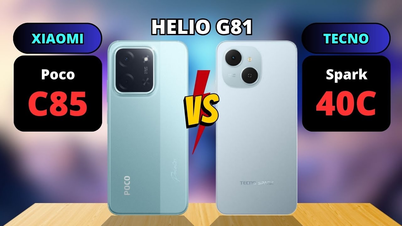 Сравнение Poco C85 и Tecno Spark 40C