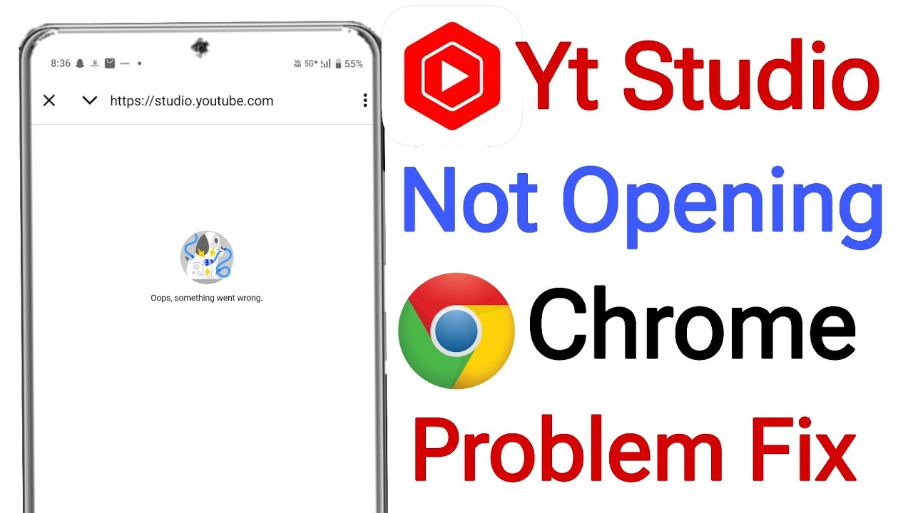 YouTube Studio Not Opening | Chrome Processing Please Wait | Studio Loading Error Fixed problem ✅