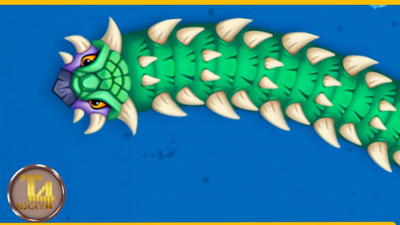 🐍WORMSZONE.IO | GIANT SLITHER SNAKE TOP 01 / Epic Worms Zone Best Gameplay! | T4LODxROCKY🐍