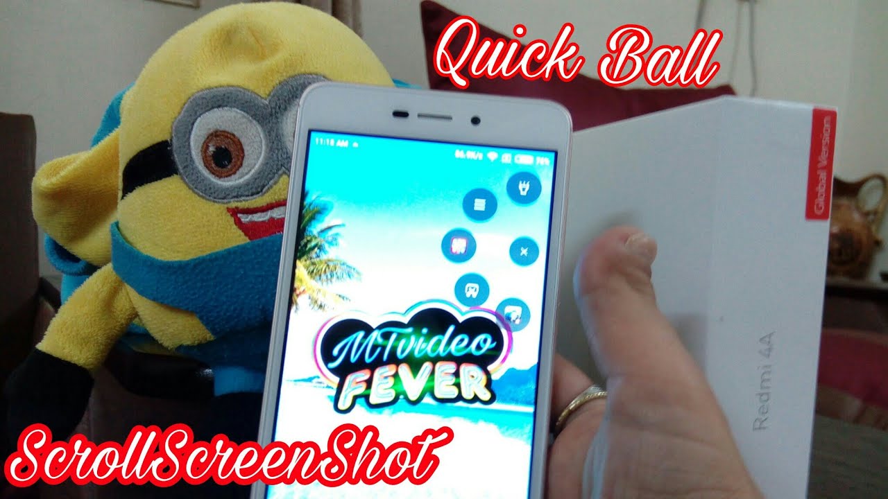 Xiaomi Redmi 4A | Quick Ball & ScrollScreenShot {Guide}
