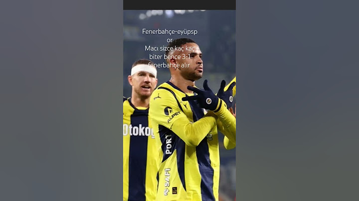 Ya 3-1 ya 3-2 ama fener alır gibime geliyo