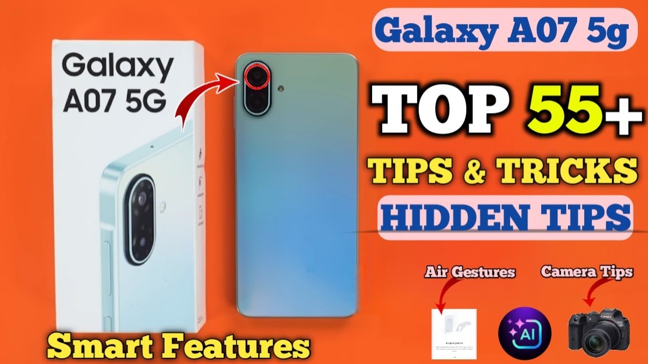 Top 55+ Smart Features Samsung Galaxy A07 5g | Samsung Galaxy A07 5g 55+ Tips And Tricks 