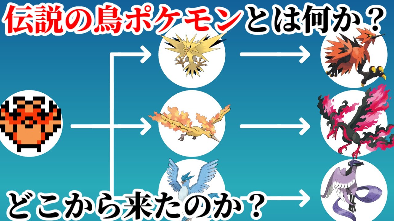 伝説 の 鳥 ポケモン