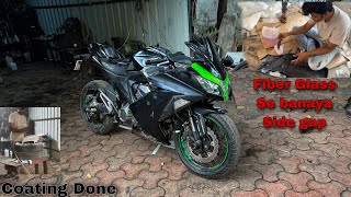 Fiber Gl Se Banaya Side Gap Coating Done
