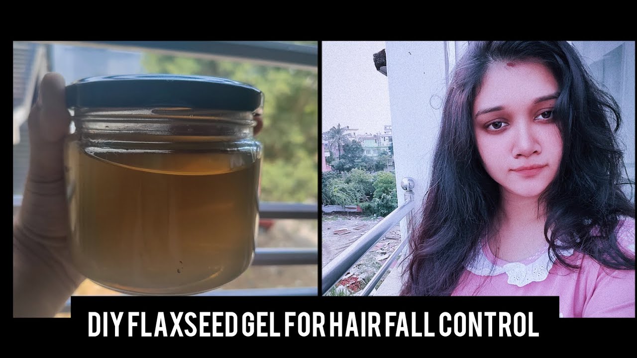 Flaxseed hair gel for hair fall treatment, hair growth l how to make