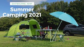 Camping 2021 | Eastbourne Beach | British Summertime