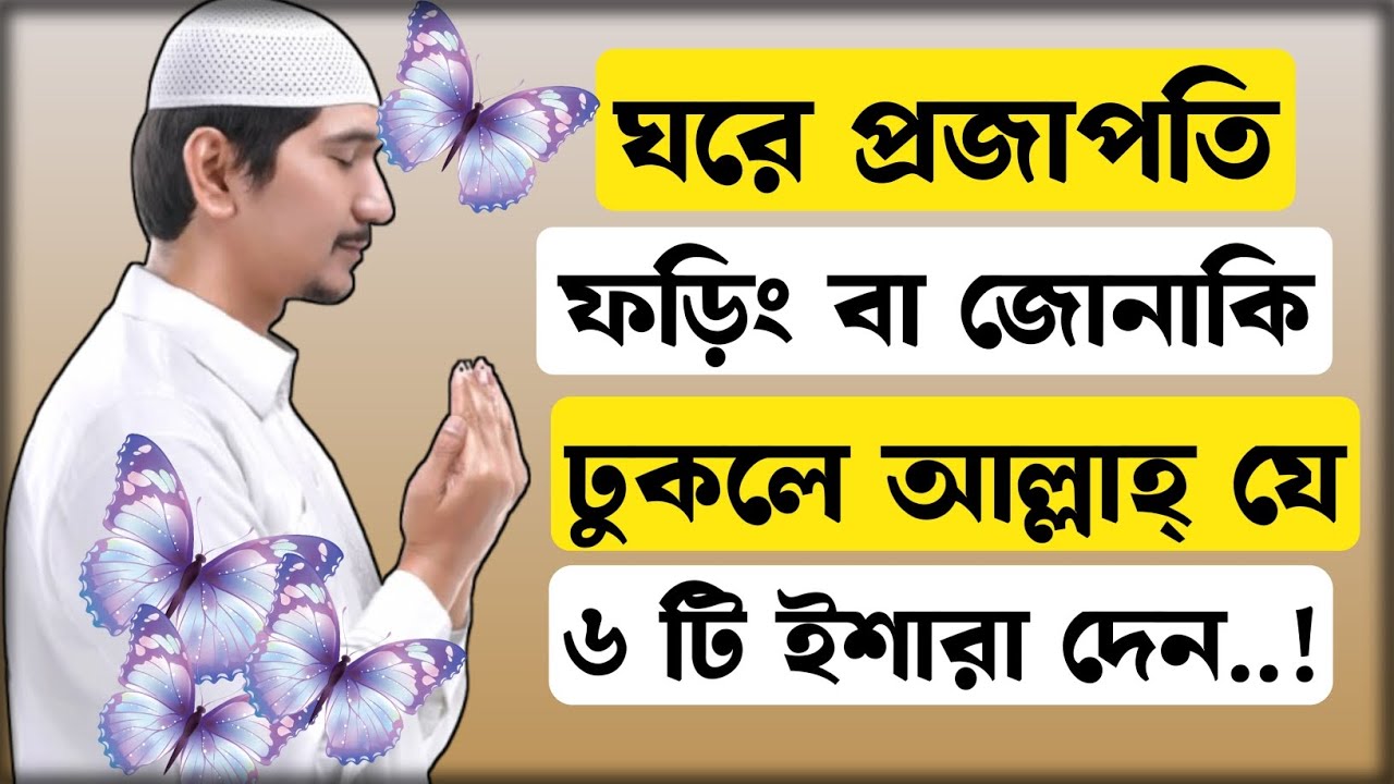 ঘরে প্রজাপতি, ফোড়িং বা জোনাকি ঢুকলে আল্লাহ যে ৬টি ইশারা দেন | অদ্ভুত কিন্তু সত্য | 