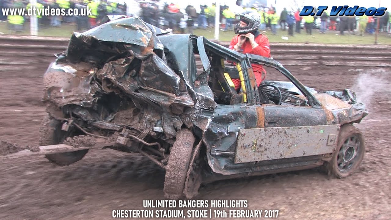 2017 Bangers Crash Highlights National Bangers Stoke 19/2/2017