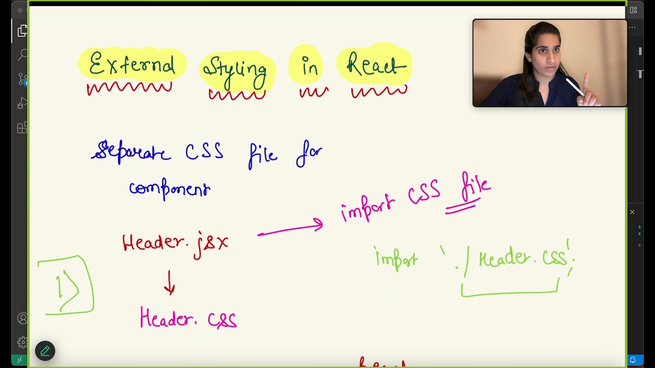 External styling in React 🎨 🔥 | React Tutorial for Full Stack - YouTube