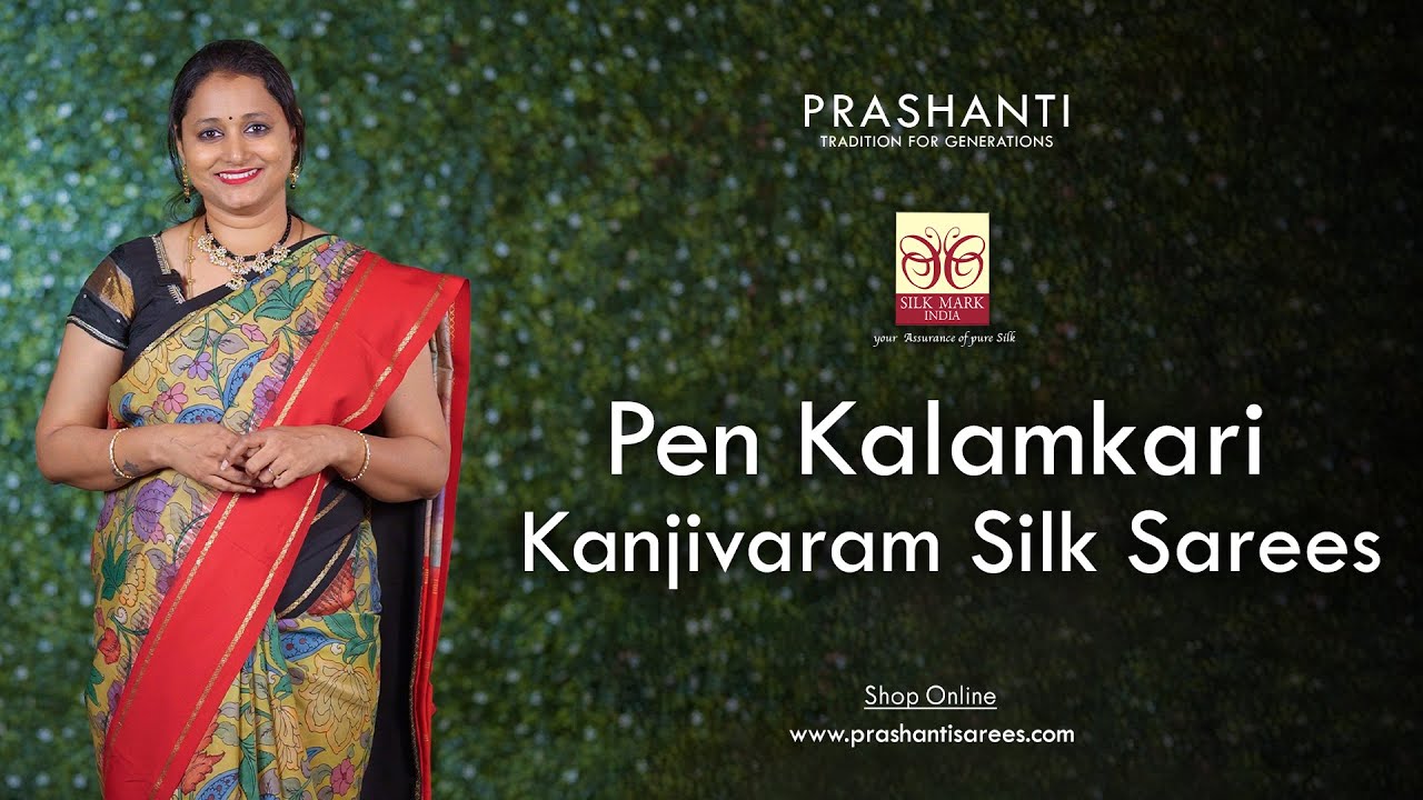 Pen Kalamkari Kanjivaram Silk Sarees | Ugadi Sale | Flat 10% OFF | Prashanti | 24 Mar 2024