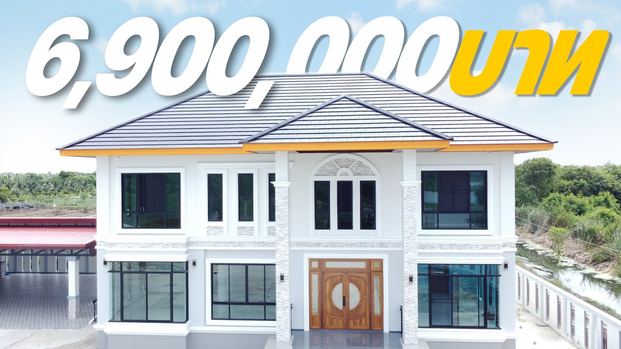 บ้านสไตล์คอนเทมโพรารี่ 2 ชั้น 6.xx ล้าน | Banrak 2BR23061