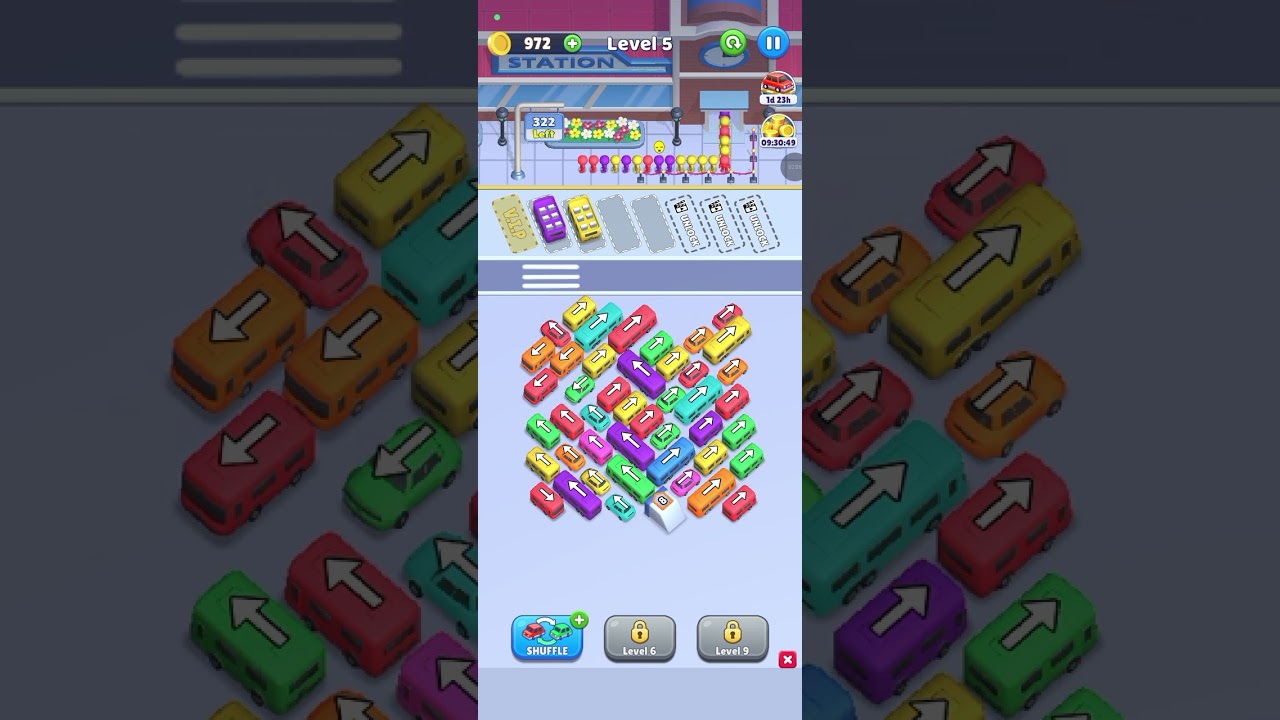 4-5 Level Bus craze Traffic jam puzzle game 2025 - YouTube