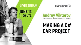 Making a C# Car Project, Basic Programming How-To - UNIGINE Livestream with an Expert screenshot 4