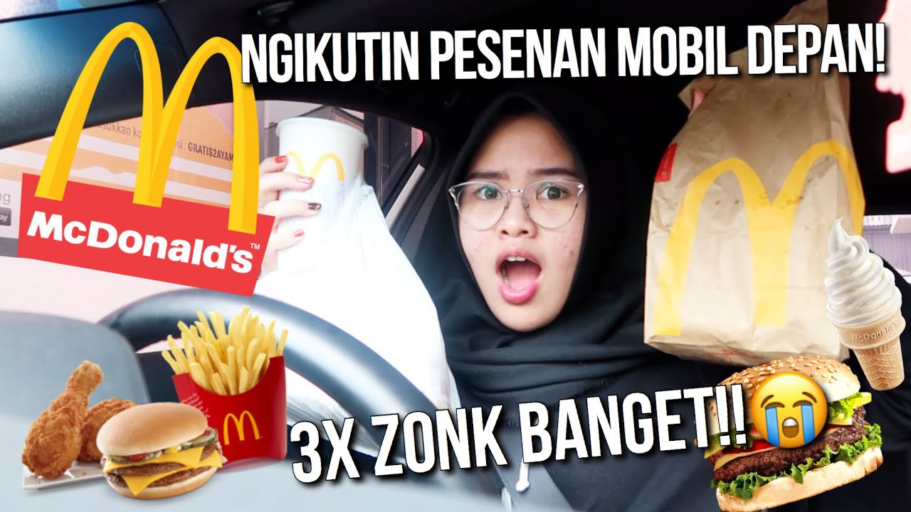DRIVE THRU NGIKUTIN PESENAN MOBIL DEPAN! MONANGIS! LETTING THE PERSON IN FRONT OF ME DECIDE!