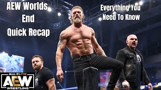 AEW Worlds End 2024 – Full Results & Recap | Everything You Need to Know