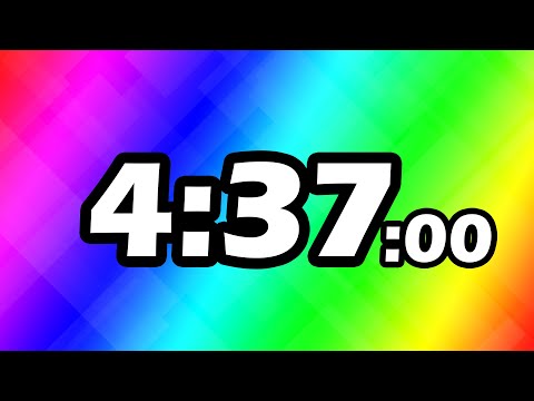 4 Minutes and 37 Second TIMER Countdown