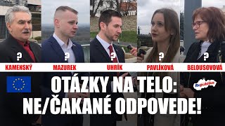 TOTO JE KONIEC PROGRESÍVCOM! Odpovedá: Belousovová, Uhrík, Mazurek, Pavlíková a Kamenský