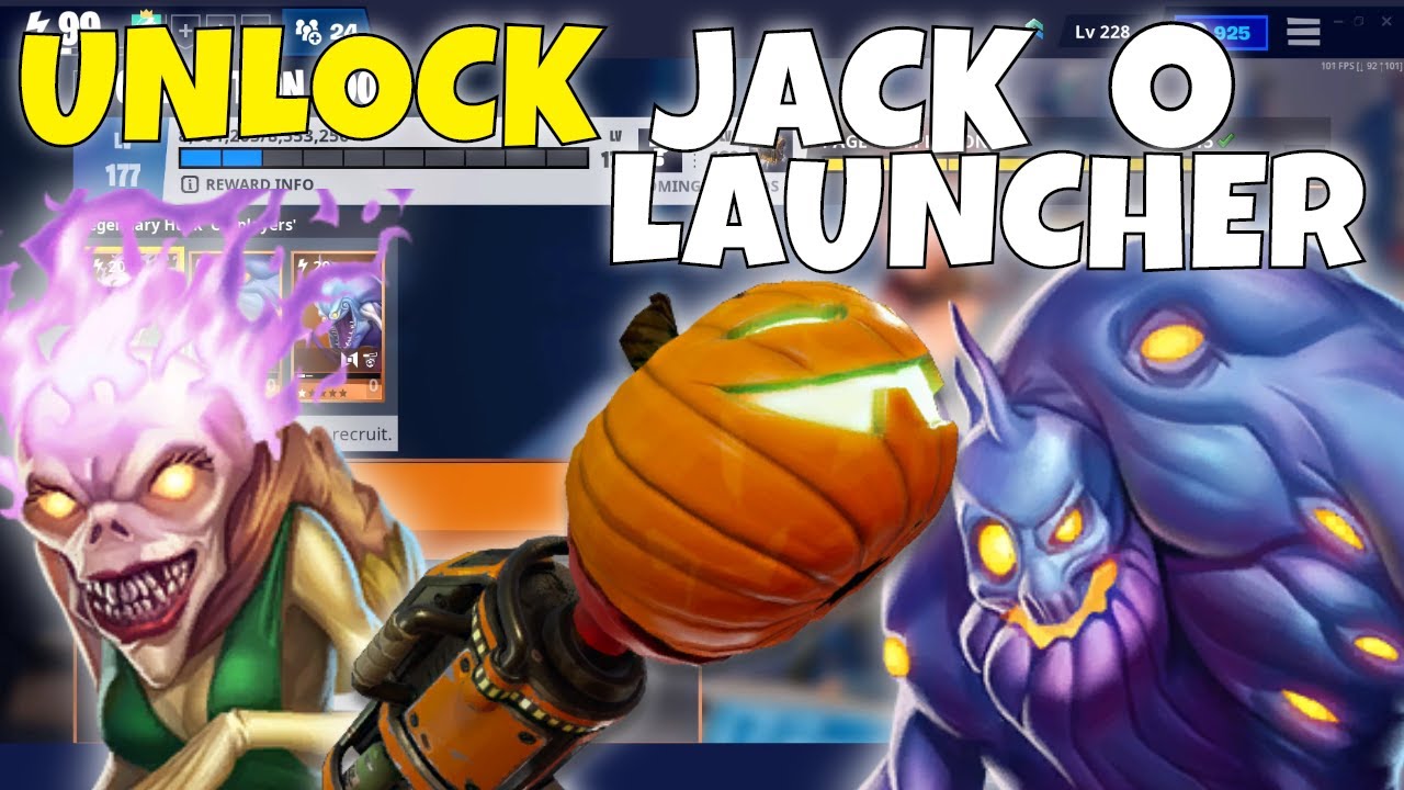 How To UNLOCK The Jack O Launcher! Fortnitemares Guide