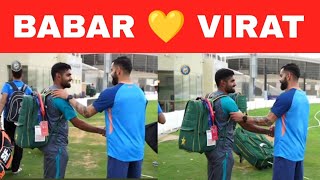 Virat Kohli Meet Babar Azam Friendship Moments ♥️ Asia Cup 2022 | Babar & Virat moment | Ind vs Pak Wealth