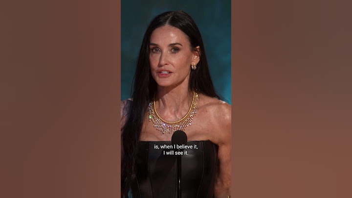 #DemiMoore wins Best Actress at the 2025 #SAGAwards for her role in #TheSubstance. #Shorts
