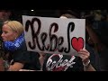 Rebel gives Britt Baker her signature glove at ringside! | Rebel Heart Dynamite