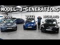 New tesla model 3 highland v previous generations  whats changed not all things are better