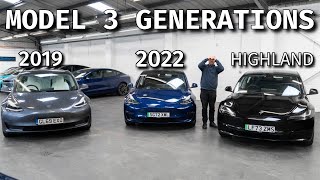 New Tesla Model 3 Highland v previous generations - what's changed? Not all things are better...