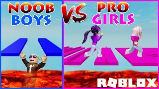 Noob Vs Pro, Boys Vs Girls Obby \/ Roblox