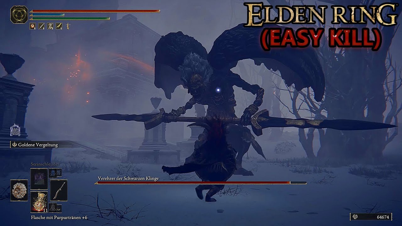 Elden Ring Verehrer Der Schwarzen Klinge Elden Ring - Verehrer der Schwarzen Klinge 2.0 (BOSS GUIDE) (EASY KILL