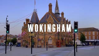 EMPTY streets of ancient market town of Wokingham. 4K | HDR