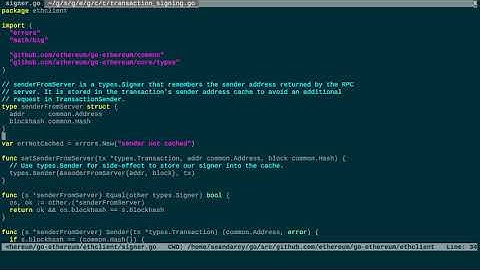 Exploring the Ethererum Codebase - Ethclient.go pt1