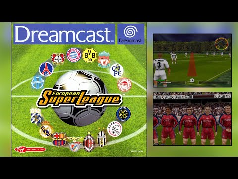 Видео: European Super League (Dreamcast) / Осмотр игры