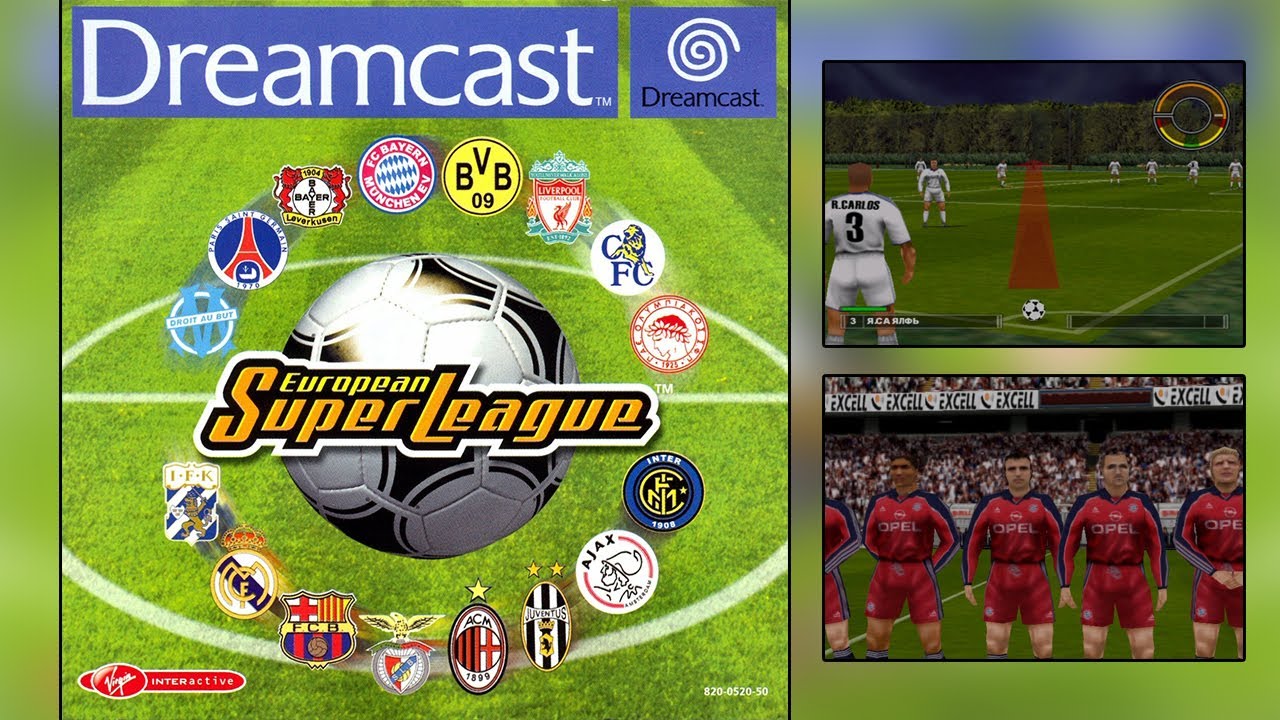European Super League (Dreamcast) / Осмотр игры